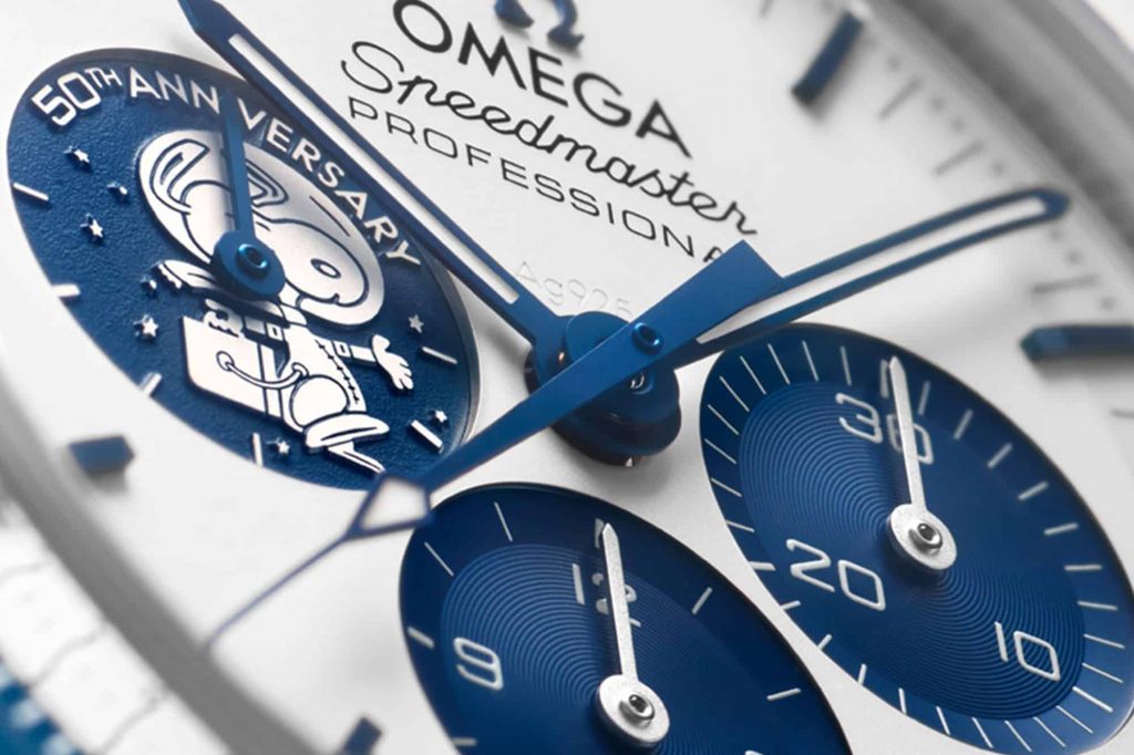 Omega Speedmaster Silver Snoopy 50th Anniversary Replica