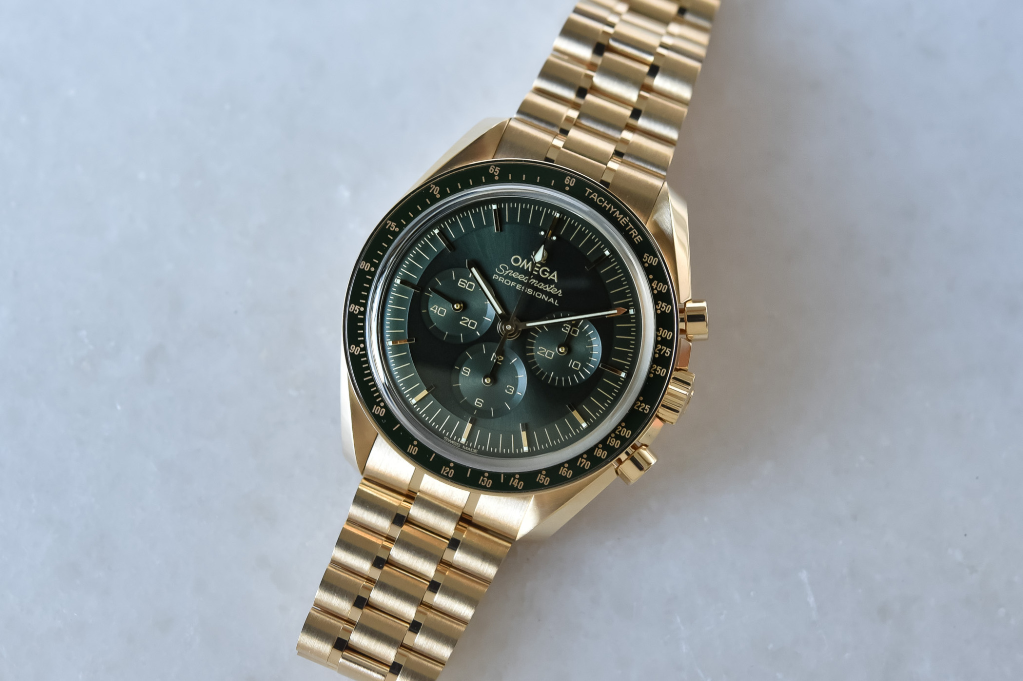 Omega Speedmaster Moonwatch Moonshine Gold Replicas De Relojes Baratos