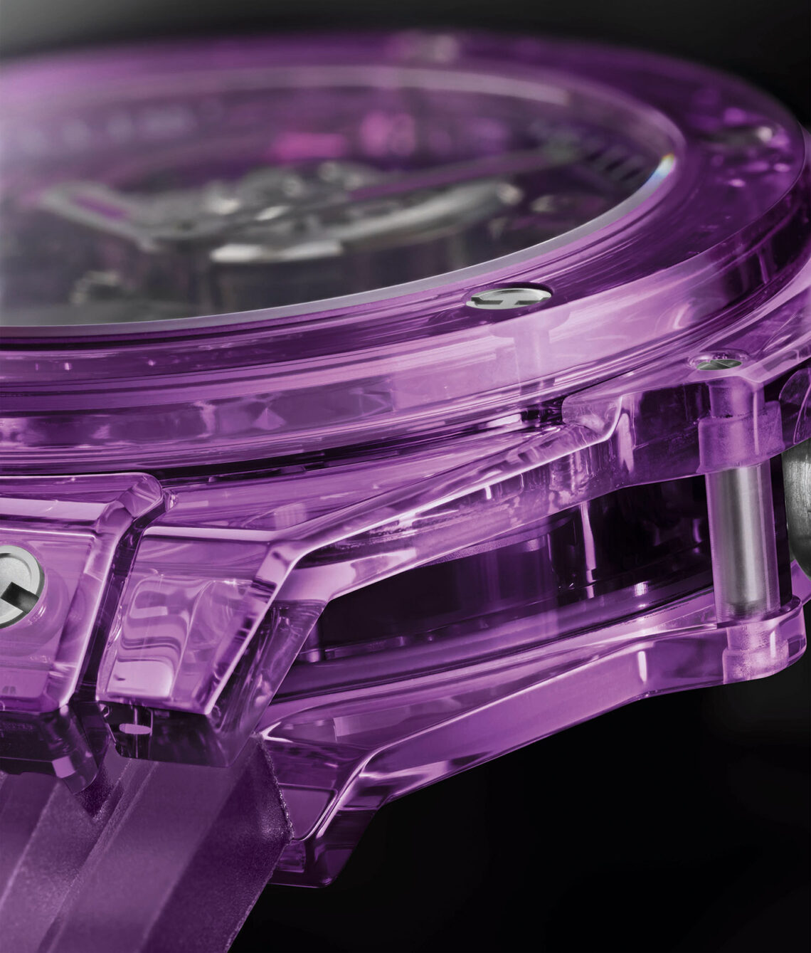 Hublot presenta Big Bang Tourbillon Automatic Purple Sapphire Replica